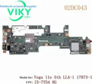 For ThinkPad Yoga 11e 5th Gen LLA-1 17873-1 Motherboard I5-7Y54 8G 02DC043