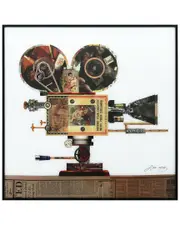 Empire Art Antique Film Projector Wall Art