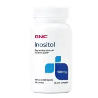 在飛比找蝦皮購物優惠-快速出貨 美國GNC 新款 肌醇 Inositol 500m