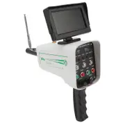 30m Depth Metal Locator 1000m Range Underground Metal Detection Finder with Display for Gold Treasures 100240V White EU Plug