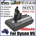 21.6V Battery For Dyson V6 SV03 SV04 DC58 DC59 DC61 DC62 Animal Handheld Vacuum