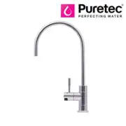Puretec Kitchen Drinking Water Filter Tap - Goose Neck - DFU220 Polished Black