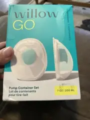 Willow Go Pump Reusable Breast Milk Containers, 2 Ct, Holds 7 oz. Per Container