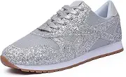 [BMINFEE] Ladies Safety Trainers Lightweight Safety Trainers with Air Cushion and Steel Toe Cap Breathable Industrial Safety Shoes