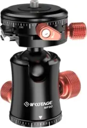 Tripod Ball Head Mount Komodo MP30, Dual 360° Panoromic Video Ball Head, Max ...