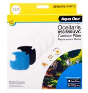 Aqua One Ocellaris 850/850UVC Media Set 137P (25137P)
