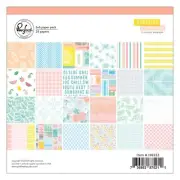 Pinkfresh Studio Double-Sided Paper Pack 6"X6" 24/Pkg-Sunshine On My Mind,2 Pk