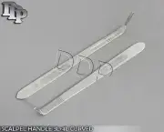 SCALPEL HANDLE #3L+ 4L CURVED SURGICAL, DENTAL, AND VET
