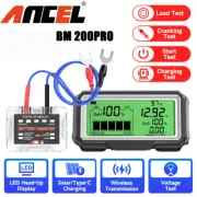 ANCEL 12V Car Battery Tester Monitor Head Up LED Display Battery Health Tester