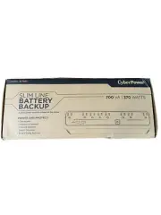 CyberPower SL700U Standby UPS System, 700VA/370W, 8 Outlets, Slim Profile