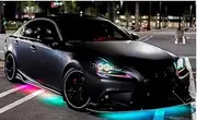 Car LED Underglow Light Kit, RGB App Control, 150cm x 120cm, Rainbow Chase Mode