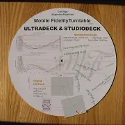 MoFi StudioDeck & UltraDeck Turntable Tonearm Cartridge Alignment Protractor