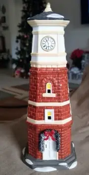 Snow Village Clock Tower #4020221 Department 56 Snow Village -BUYER GUARANTEE