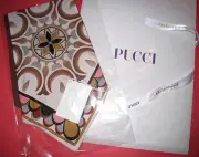 ~Only 1! New w Tags in Gift Box Auth EMILIO PUCCI scarf or belt long Silk Wool
