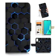 ( For Optus X Pro 2 ) Wallet Flip Case Cover AJ24489 Cell Abstract