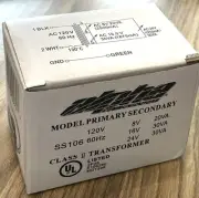 Alpha Communications SS106 Pigtail Transformer 120VAC Primary 8VAC,16VAC, 24VAC