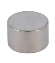 B&P Lamp 3/8 Inch Thick Flat Nickel Cap 1/8 Tap
