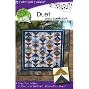 Duet Quilt Pattern For Cozy Quilt Design Bel Canto Step 4 Quilting Sewing Craft DIY