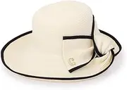[CA4LA] Kashilla KTZ02520 Women's Wide Brim Hat, Casual, Girly, for Spring and Summer, Daily Sun Protection, Adjustable Size