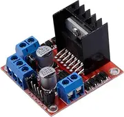 Besomi Electronics L298N DC Motor Driver Module, Dual H-Bridge Motor Controller, 2A Output, Ideal for Arduino and Robotics Projects
