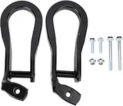 Front Tow Hooks for 2500HD 3500HD 2015-2019, OE Number 84072464, Heavy Duty Steel Front Bumper Tow Hook Shackles, Car Tow Hook Ring Replacement, Black