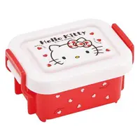 在飛比找樂天市場購物網優惠-小禮堂 Hello Kitty 日製 迷你方形微波保鮮盒 雙