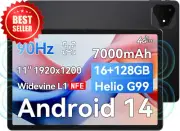 Iplay 60 Pro 11" Android 14 Tablet, 16GB RAM, 128GB ROM, Helio G99, 90Hz FHD, 70