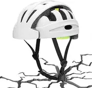 [Generic] Breathable Bicycle Hard Hat, Shock-Absorbing Foldable Safety Hat, Space-Saving Lightweight Safety Hat, Portable Bikers Protective Gear for Commuting, Exercise