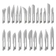 100 SURGICAL STERILE SCALPEL HANDLE BLADES #10 #15 SURGICAL BLADES