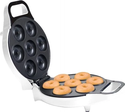 Chef Buddy Mini Donut Maker, Durable, Nonstick Easy To Use Mini Baking Machine -