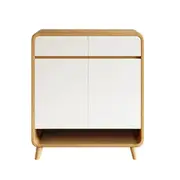 Foret 80cm Shoe Cabinet Modern Shelf Drawer Large Storage Rack Wood Cupboard