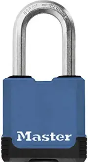 Master Lock Excell Heavy Duty Laminated Steel Padlock with Key - Cut-Proof Bo...