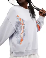 Free People All Star Logo Pullover Sweatshirt