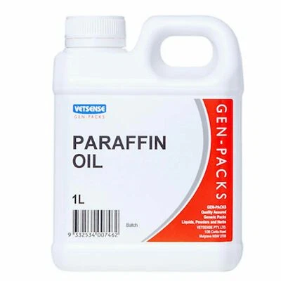 Gen Pack Paraffin Oil Horses Laxative Colic Supplement 1L