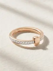 [Pomellato] Pomellato - Together Rhodium-plated 18-karat White Gold Diamond Ring - 52 52 Gold