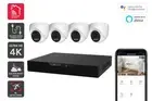 Kogan SmarterHome™ 8 Channel NVR AI Security Camera System with 4 x 8MP Cameras
