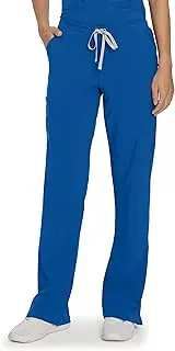 [Landau] Urbane Women's Drawstring Elastic Cargo Scrub Pant Tall