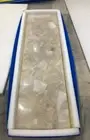 72"x24" White Quartz Stone Dining Table Handmade Kitchen Slab Countertop Decors