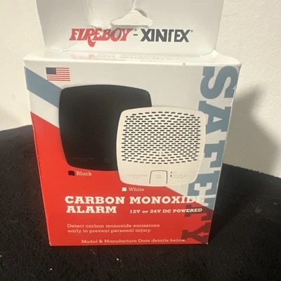 Fireboy - Xintex carbon monoxide alarm BLACK CMD6-MD-B