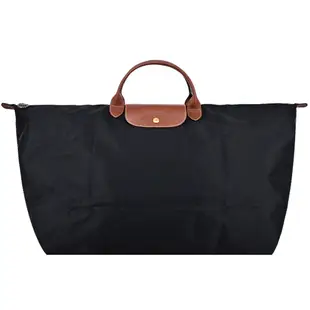 LONGCHAMP LE PLIAGE 短把手提旅行袋(XL/黑色)