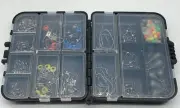 Fishing Accessories Kit, with Tackle Box (5 x 4 x 1.5in)