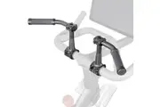 CyclingDeal 1 Pair of Swept-Back Handlebar Extenders for Indoor Exercise Bike - Backsweep Bar Extensions - with Quality Handlebar Grips