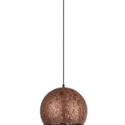CLA Lighting Botanica Bohemian Embossed Dome Shape Pendant Light Coffee