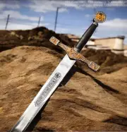 King Arthur Excalibur Sword Fantasy Round Table Collectible Ninja New Battle Him