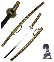 Touken Ranbu Mikazuki Munechika Metal Sword Anime Cosplay 104cm