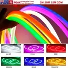 5M 15M 20M 12V LED Strip Flexible Neon Rope Light Tube Tape Waterproof Bar Decor