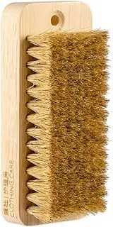 NUZAMAS Wooden Nail Brush Wood Shoe Brush Soft Bristle Brush Nail Brush for Cleaning Nails Cleaning Brush Hanging Hole Laundry Brush Sand Brush for Beach Feet