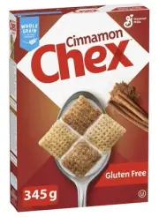 Cinnamon Chex Breakfast Cereal, Gluten Free, Whole Grains, 345g