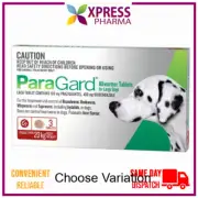 Paragard Allwormer for Large Dogs up to 20 kgs Tablets Wormer