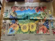 Retired EHRMAN Gordon -Briggs 1995 Tuscan Landscape Art Kit Tapestry Cotton